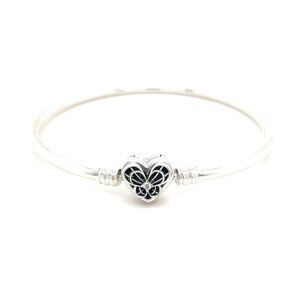 Pandora Butterfly Heart Clasp Cz Bangle
